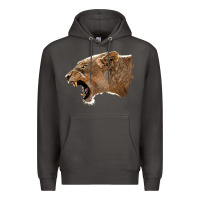 Smoke Puma Head Premium Hoodie - LillyAllenDesigns