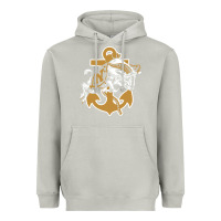 Moon Dust navy midshipmen Heavyweight Hoodie - linhVisuals