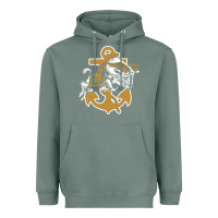 Sage navy midshipmen Heavyweight Hoodie - linhVisuals
