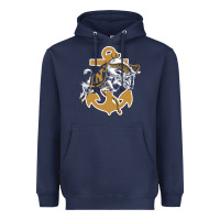 Navy navy midshipmen Heavyweight Hoodie - linhVisuals