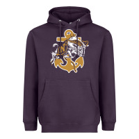 Plum navy midshipmen Heavyweight Hoodie - linhVisuals