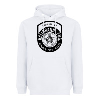 White what goes up must come down Heavyweight Hoodie - linhVisuals