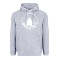 Heather Grey magic  the gathering kaldheim islands symbol Heavyweight Hoodie - linhVisuals