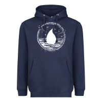 Navy magic  the gathering kaldheim islands symbol Heavyweight Hoodie - linhVisuals