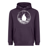 Plum magic  the gathering kaldheim islands symbol Heavyweight Hoodie - linhVisuals