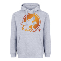 Heather Grey magic the gathering hunt emblem Heavyweight Hoodie - linhVisuals