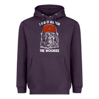 Plum i did it all for the wookiee Heavyweight Hoodie - linhVisuals