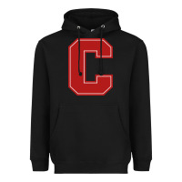 Black cornell big red Heavyweight Hoodie - linhVisuals