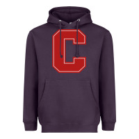 Plum cornell big red Heavyweight Hoodie - linhVisuals