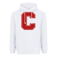 White cornell big red Heavyweight Hoodie - linhVisuals