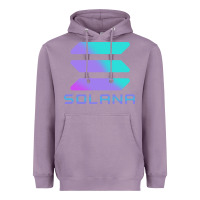 Lavender solana cryptocurrency solana Heavyweight Hoodie - linhVisuals