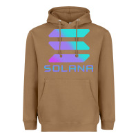 Solana Cryptocurrency Solana Heavyweight Hoodie | Teevron