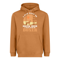 Meerkat boxer beer dog lover t  shirt boxer beer dog lover t  shirt Heavyweight Hoodie - linhVisuals
