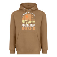 Toasted Coconut boxer beer dog lover t  shirt boxer beer dog lover t  shirt Heavyweight Hoodie - linhVisuals