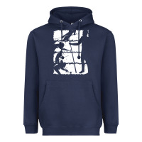 Navy billiards gift t  shirt pool cue snooker table billiard t  shirt Heavyweight Hoodie - linhVisuals