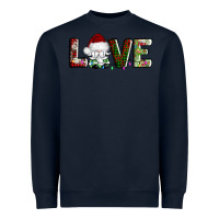 Navy love christmas gnome Heavyweight Sweatshirt - AdoDesignShop