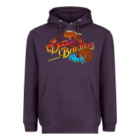 Plum The Doobie Brothers Heavyweight Hoodie - linhVisuals