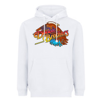 White The Doobie Brothers Heavyweight Hoodie - linhVisuals