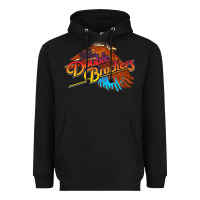 Black The Doobie Brothers Heavyweight Hoodie - linhVisuals