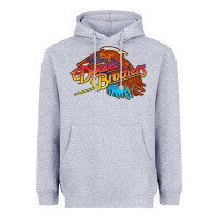 Heather Grey The Doobie Brothers Heavyweight Hoodie - linhVisuals