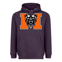 Plum mercer bears Heavyweight Hoodie - linhVisuals