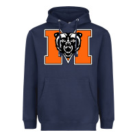Navy mercer bears Heavyweight Hoodie - linhVisuals