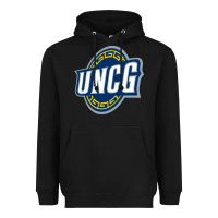 Black unc greensboro spartans Heavyweight Hoodie - linhVisuals