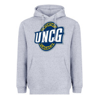 Heather Grey unc greensboro spartans Heavyweight Hoodie - linhVisuals