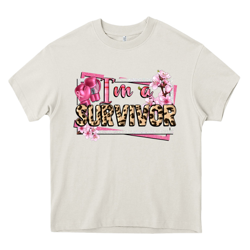 Im A Survivor Cancer Awareness Heavy Core Tee by CowGirlArtShop | Teevron