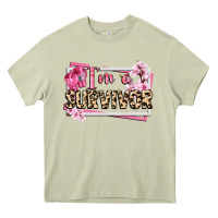 Mossy im a survivor cancer awareness Heavy Core Tee - CowGirlArtShop