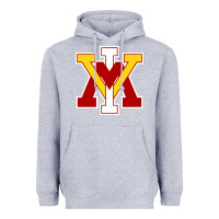 Heather Grey vmi keydets Heavyweight Hoodie - linhVisuals