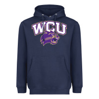 Navy western carolina catamounts Heavyweight Hoodie - linhVisuals