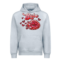 Heather Grey babe with kiss Urban Hoodie - RanaPortraitStore