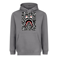 Storm Bape Shark Army Heavyweight Hoodie - linhVisuals