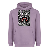 Lavender Bape Shark Army Heavyweight Hoodie - linhVisuals