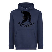 Navy democracy Heavyweight Hoodie - linhVisuals