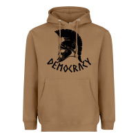 Toasted Coconut democracy Heavyweight Hoodie - linhVisuals