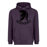 Plum democracy Heavyweight Hoodie - linhVisuals