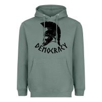 Sage democracy Heavyweight Hoodie - linhVisuals