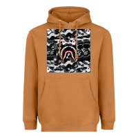 Meerkat Bape Shark Army Heavyweight Hoodie - linhVisuals