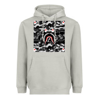 Moon Dust Bape Shark Army Heavyweight Hoodie - linhVisuals