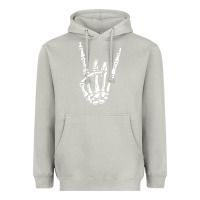 Moon Dust rock on skeleton hand Heavyweight Hoodie - linhVisuals