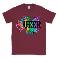 Burgundy Queer Classic Tee - CowGirlArtShop