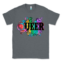 Charcoal Heather Queer Classic Tee - CowGirlArtShop