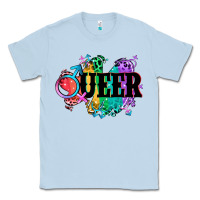 Dusty Blue Queer Classic Tee - CowGirlArtShop