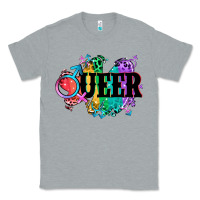Heather Grey Queer Classic Tee - CowGirlArtShop