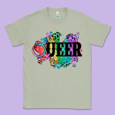 Queer Classic Tee Designed By Cowgirlartshop