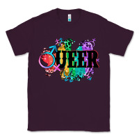 Plum Queer Classic Tee - CowGirlArtShop