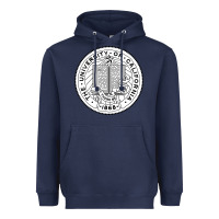 Navy university of california Heavyweight Hoodie - linhVisuals