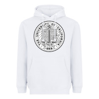 White university of california Heavyweight Hoodie - linhVisuals